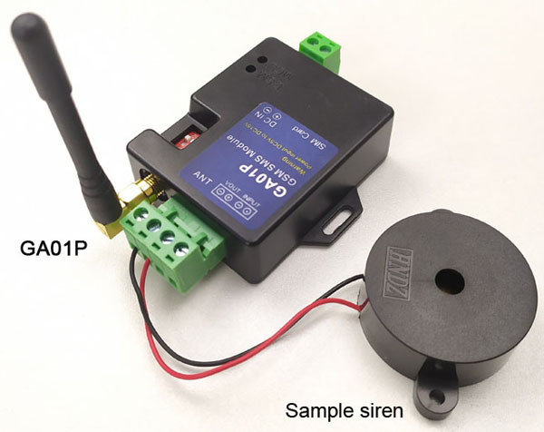 Sistema de alarma GSM, mini llamada SMS SIM inalámbrica, 6 mensajes de  alerta SMS preestablecidos para interruptor magnético de puerta, sensor